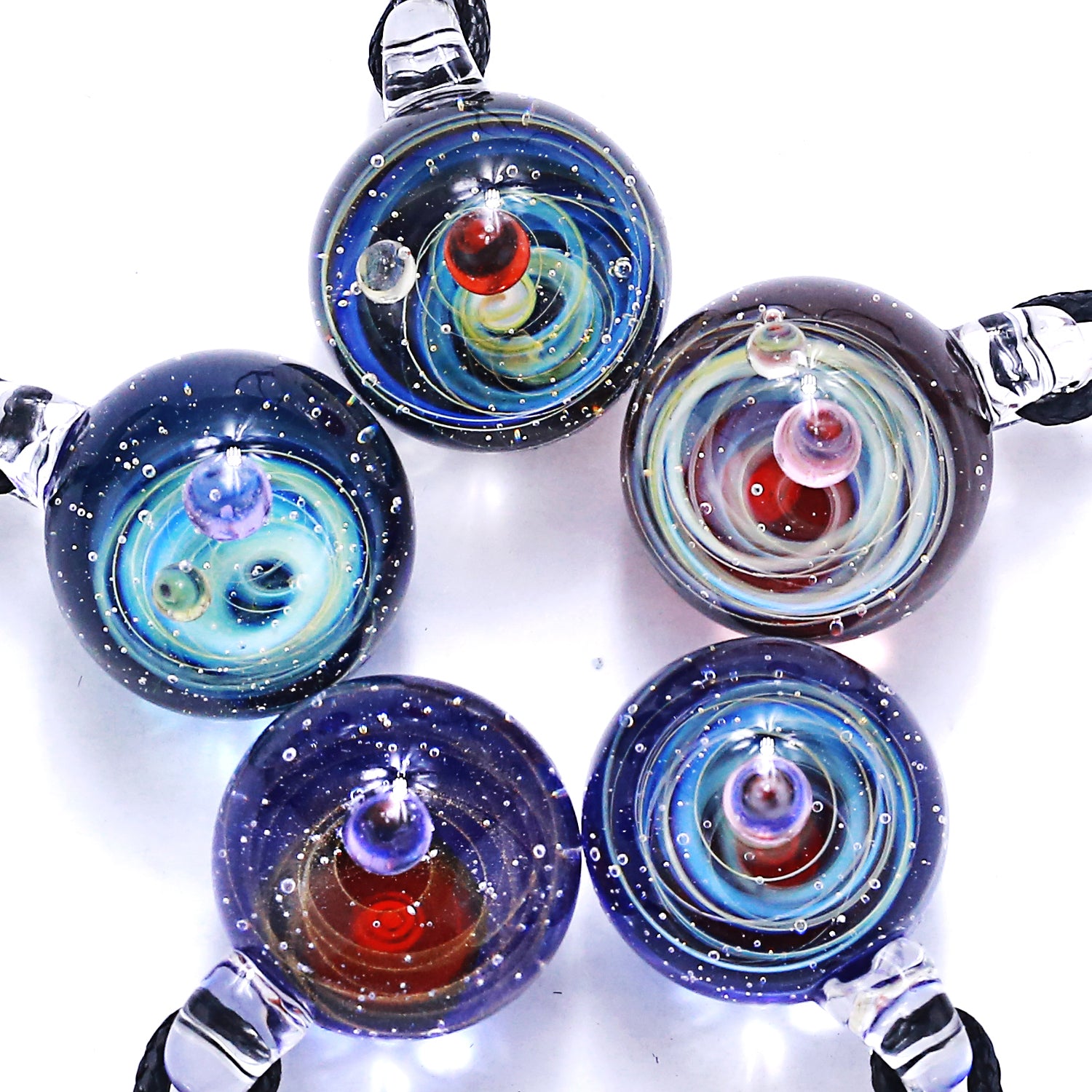 Pavaruni Original Galaxy Glass Japan Bracelet, Universe Glass Accessories, Space Cosmos Galileo (Apollo)